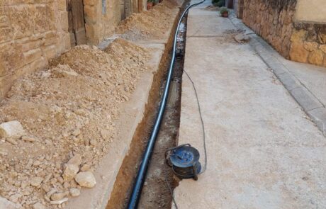 Subtitució de canonades d'aigua